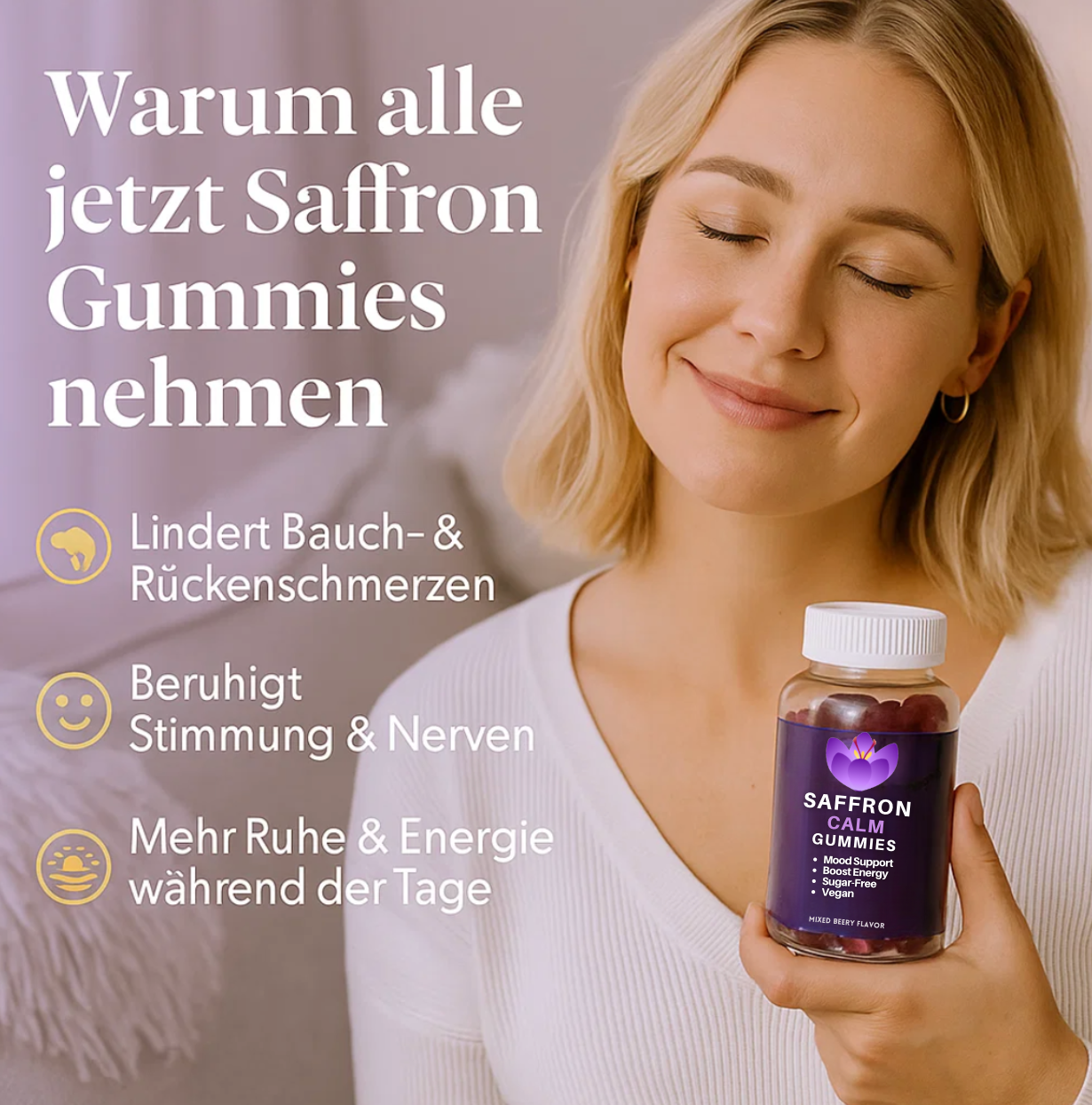 Saffron Calm Gummies