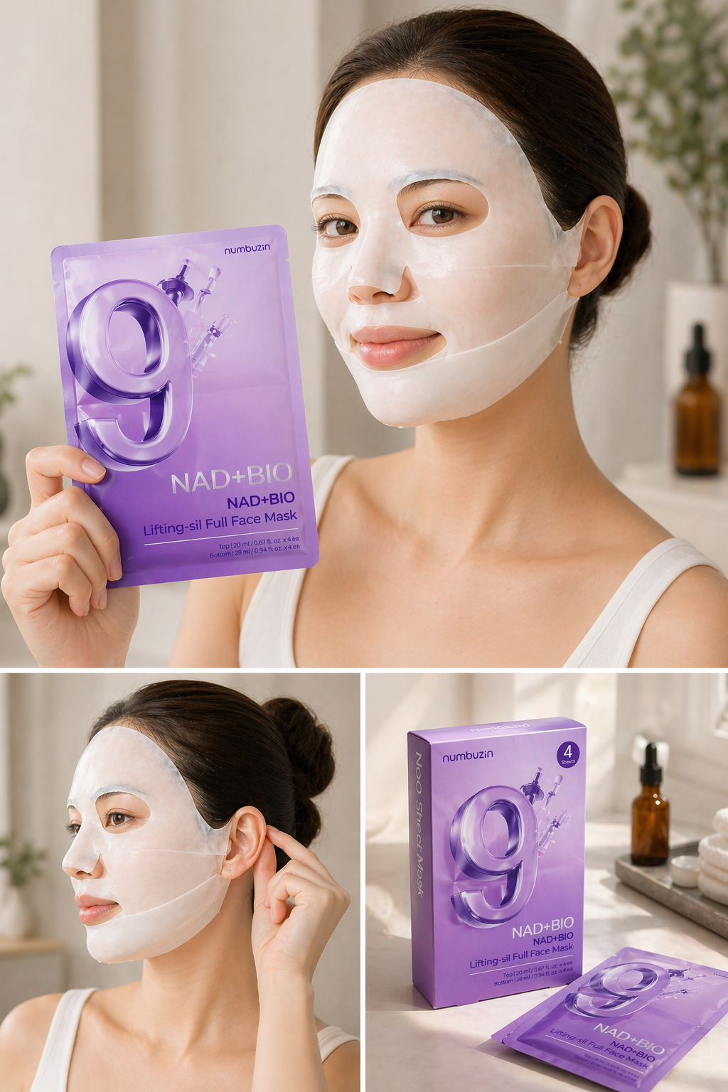 No.9 NAD+ Lifting Mask - 4 Stück