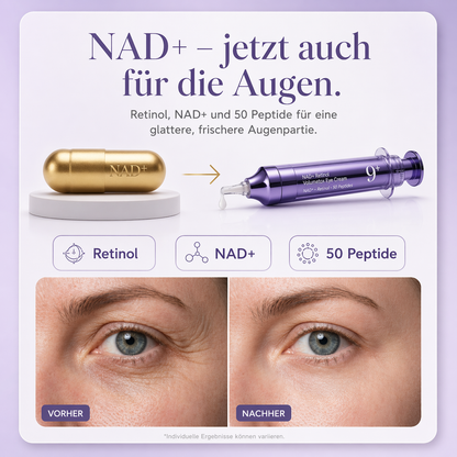 No.9 NAD+Retinol+Peptide Augencreme